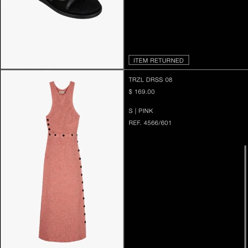 Zara pink Knit Dress - Picture 3 of 5